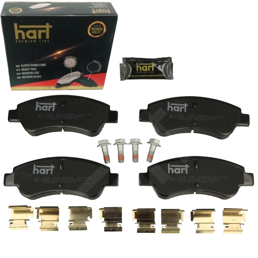 Kit 4 Pastiglie Freno Anteriori HART Premium per CITROËN C3 AIRCROSS II (2R_, 2C_) 1.2 / 1.5 / 1.6