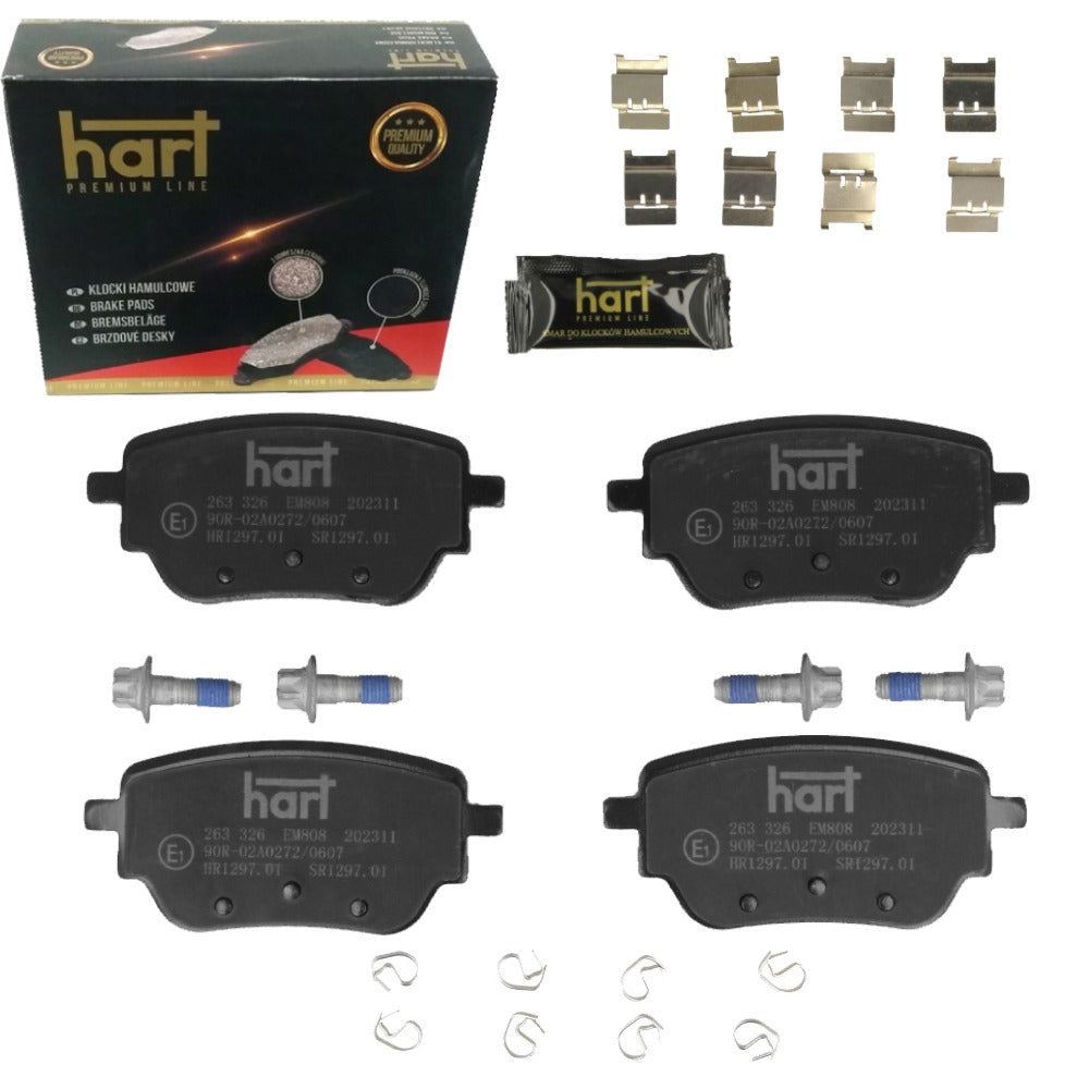 Kit 4 Pastiglie Freno Posteriori HART per MERCEDES-BENZ (W177) CLASSE A 160/180/200/220/250/A35/A45