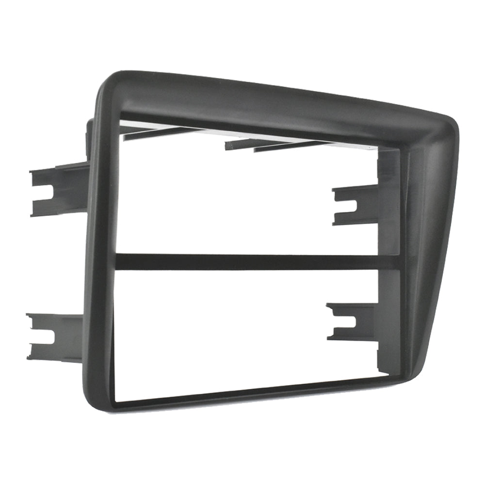 Mascherina Adattatore Autoradio Stereo 1DIN per Fiat Panda (169) dal 2003 Nero Adattatore con Vano