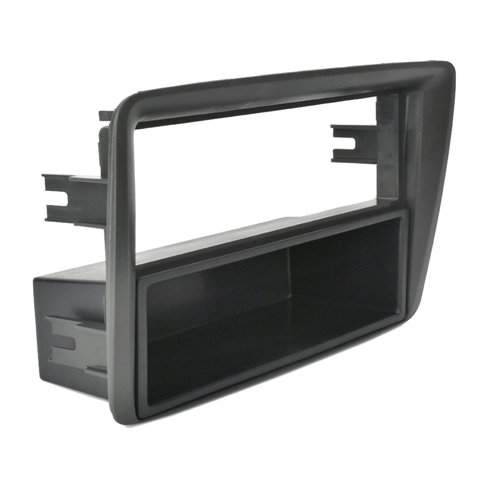 Mascherina Adattatore Autoradio Stereo 1DIN per Fiat Panda (169) dal 2003 Nero Adattatore con Vano