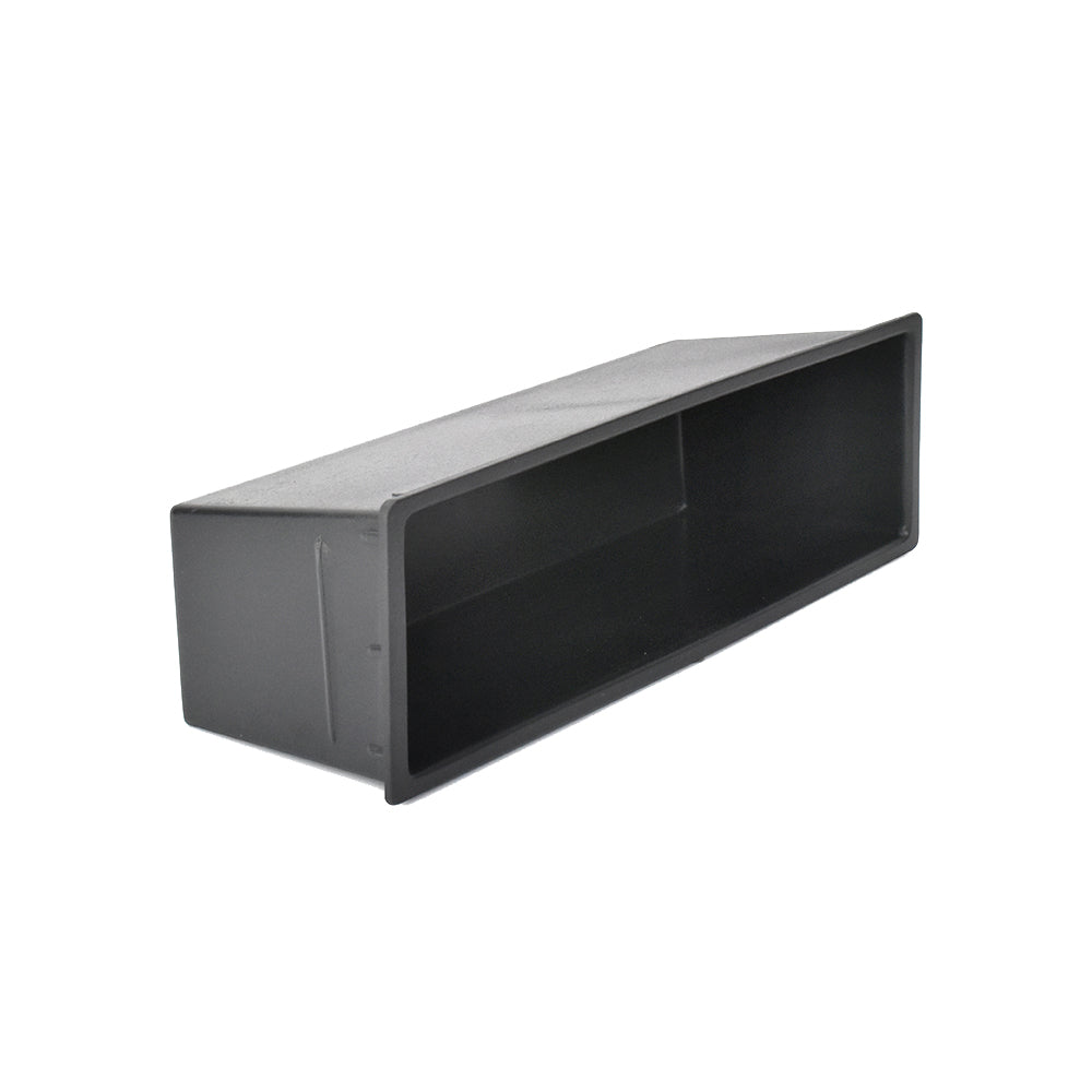 Mascherina Adattatore Autoradio Stereo 1DIN per Fiat Panda (169) dal 2003 Nero Adattatore con Vano