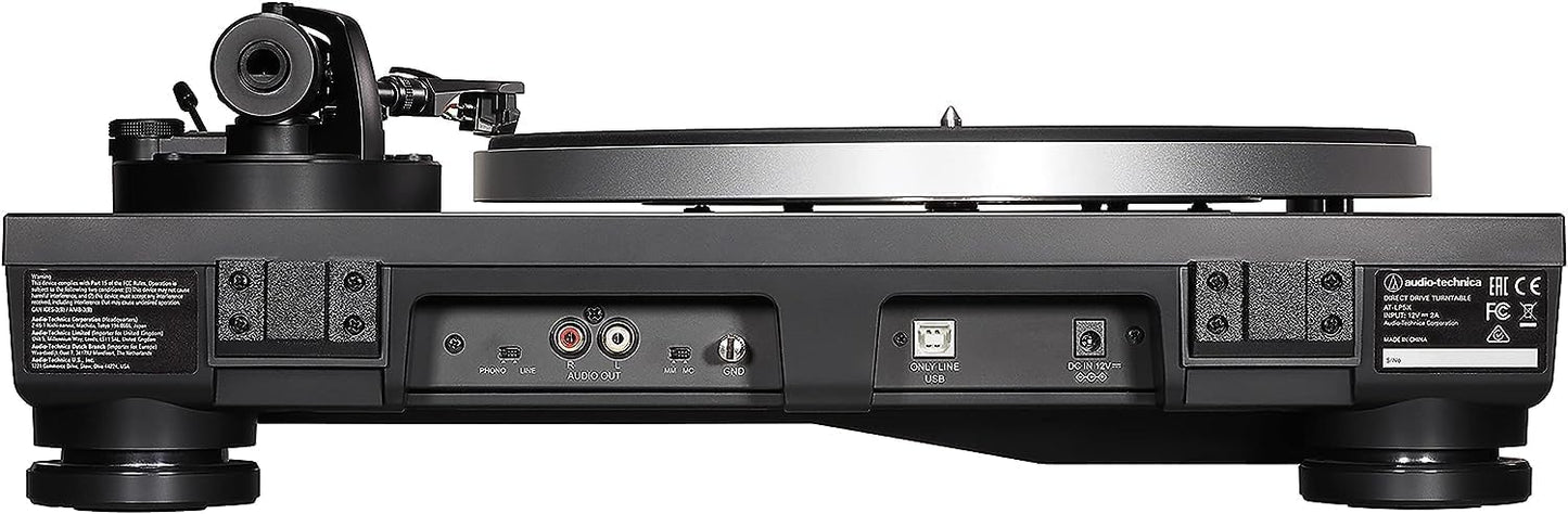 Audio-Technica AT-LP5X Giradischi HIFI a Trazione Diretta Manuale