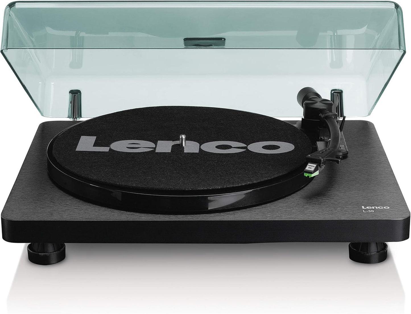 LENCO L-30BK Giradischi a Cinghia Uscite RCA USB