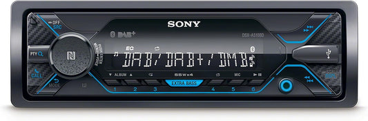 SONY  DSX-A510BD Autoradio DAB+ Bluetooth 4x55 Watt Antenna DAB Inclusa