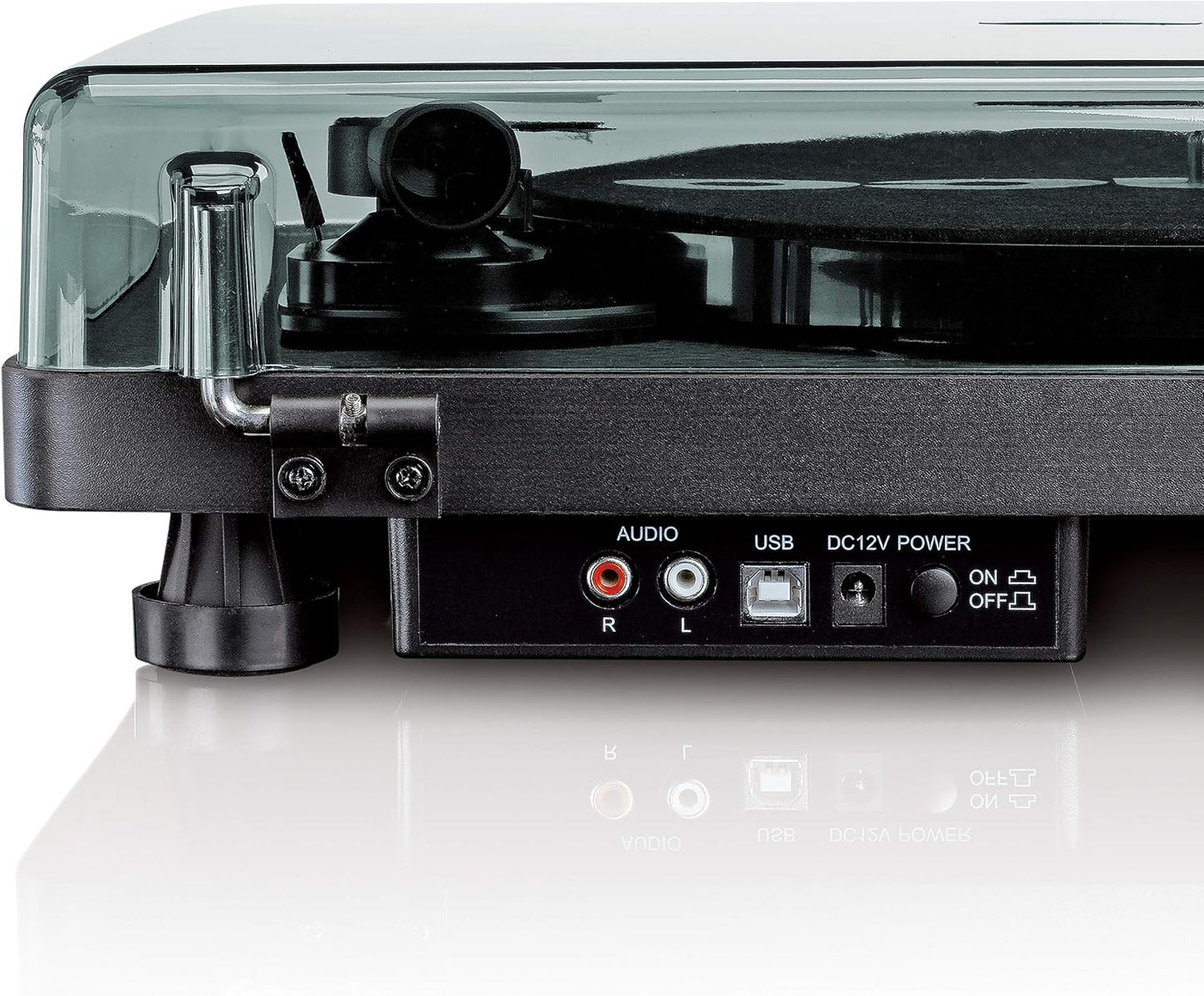 LENCO L-30BK Giradischi a Cinghia Uscite RCA USB