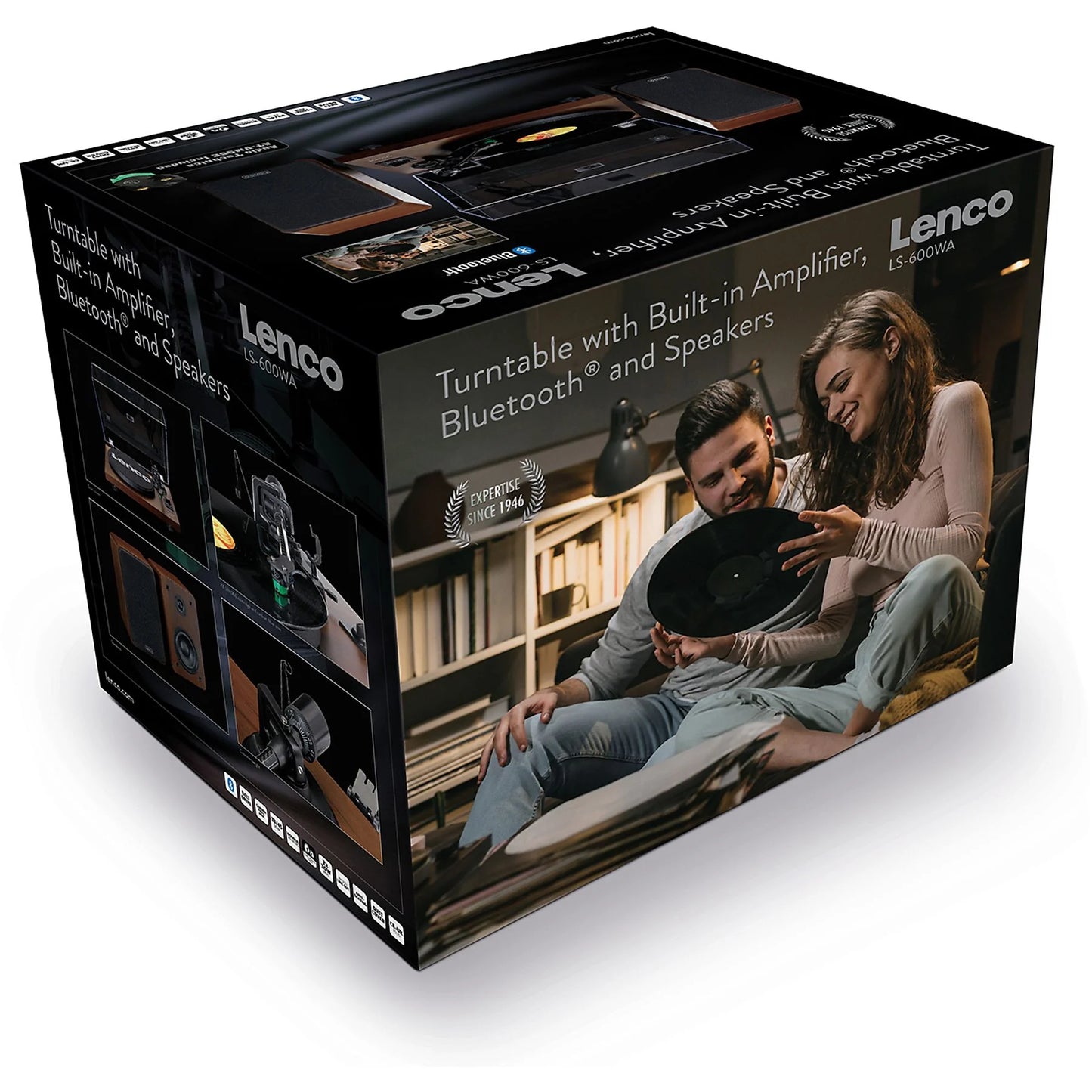 LENCO LS-600WA Giradischi Amplificato completo di Altoparlanti