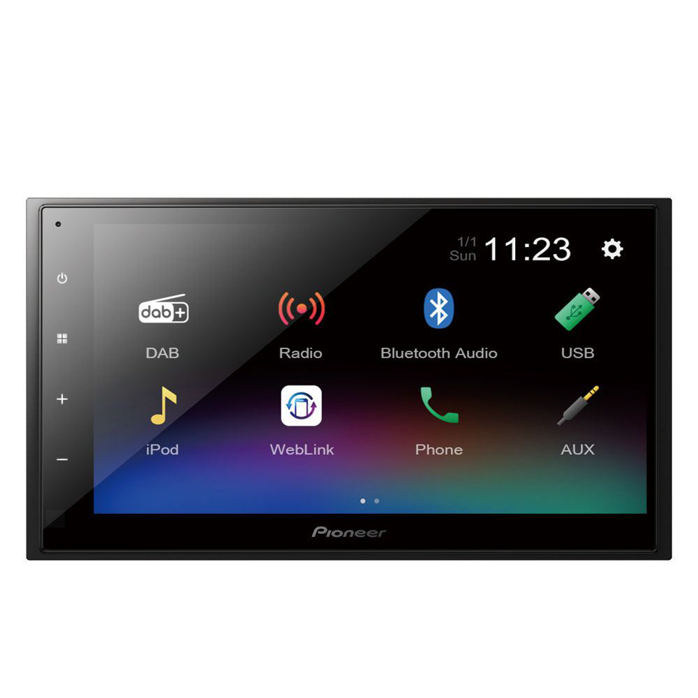 Autoradio Pioneer DMH-A340DAB 2 DIN Bluetooth MP3 USB 6,8" Compatibile con Android ed Apple