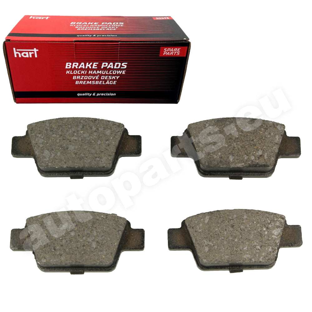 Kit 4 Pastiglie Freno Posteriori HART per FIAT STILO VAN (192_) dal 2001
