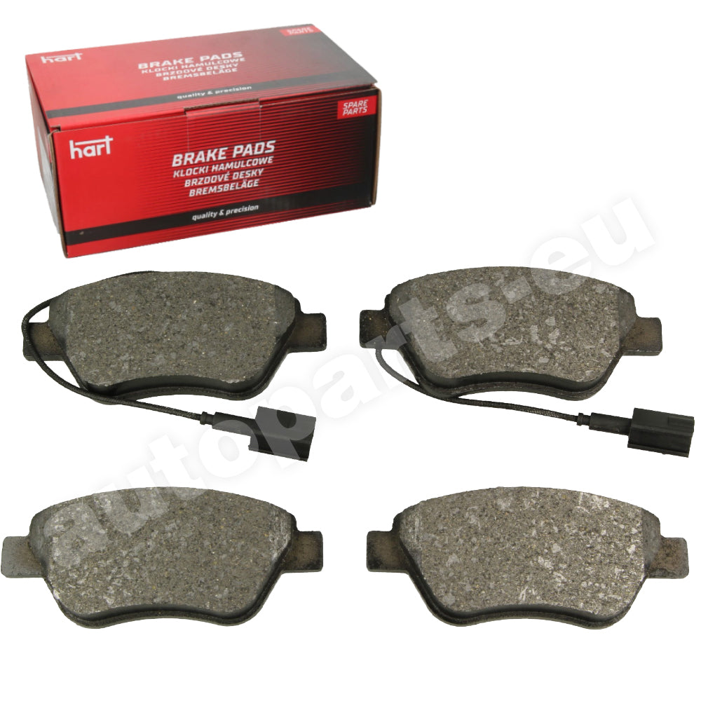 Kit 4 Pastiglie Freno Anteriori HART per PEUGEOT BIPPER (AA_) 1.3 HDi 75 / 80