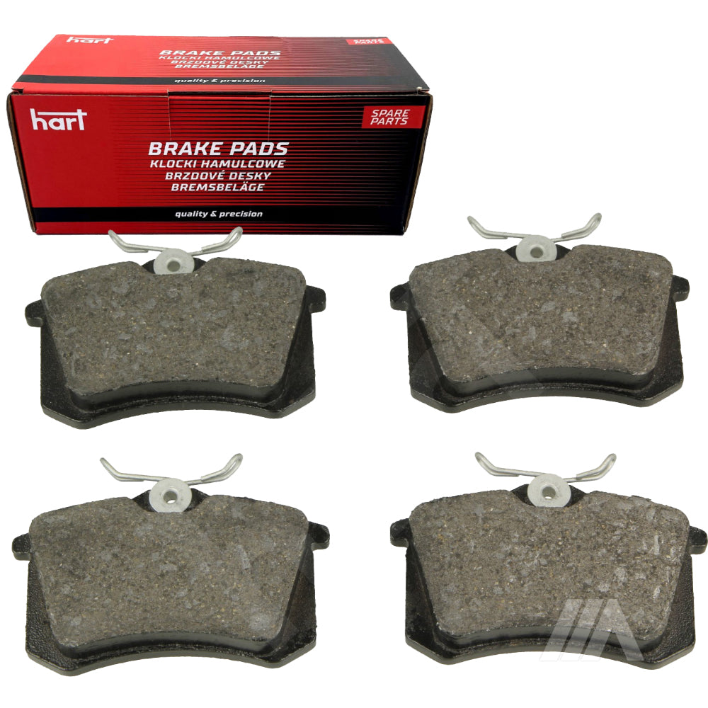 Kit 4 Pastiglie Freno Posteriori HART per VW POLO IV (9N_, 9A_) 1.4/1.8/1.9