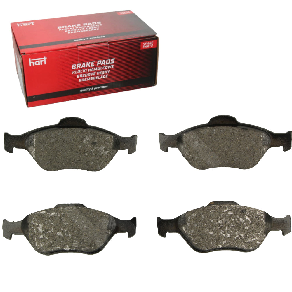Kit 4 Pastiglie Freno Anteriori HART per TOYOTA YARIS Hatchback Van (_P13_) 1.3 VVTi / 1.0 VVTi / 1.4 D4d