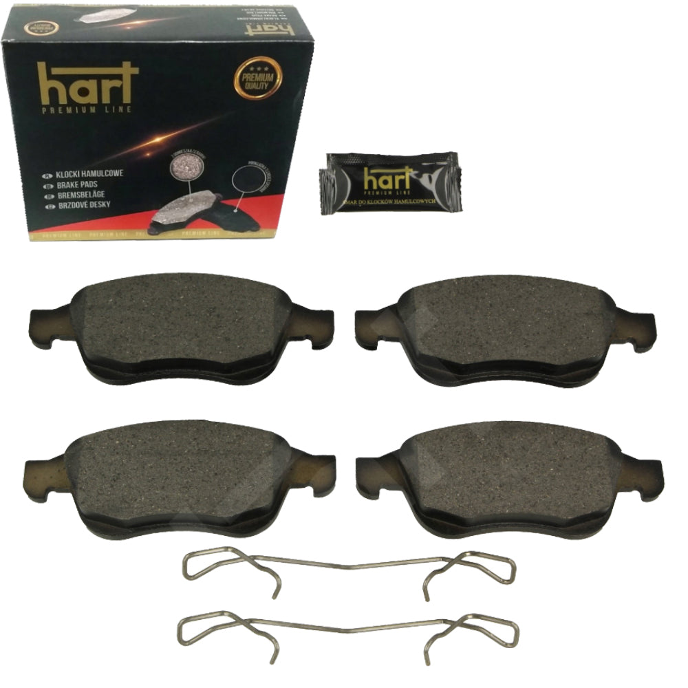 Kit 4 Pastiglie Freno Anteriori HART Premium per RENAULT CAPTUR II (HF_) TCe 90 / TCe 140 / TCe 160