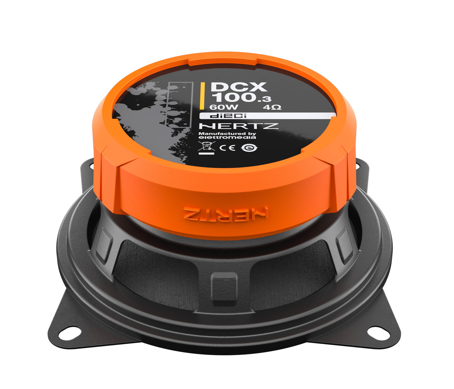 Kit 6 Casse Altoparlanti Hertz K165 - DCX100.3 Anteriori e Posteriori per Fiat Grande Punto