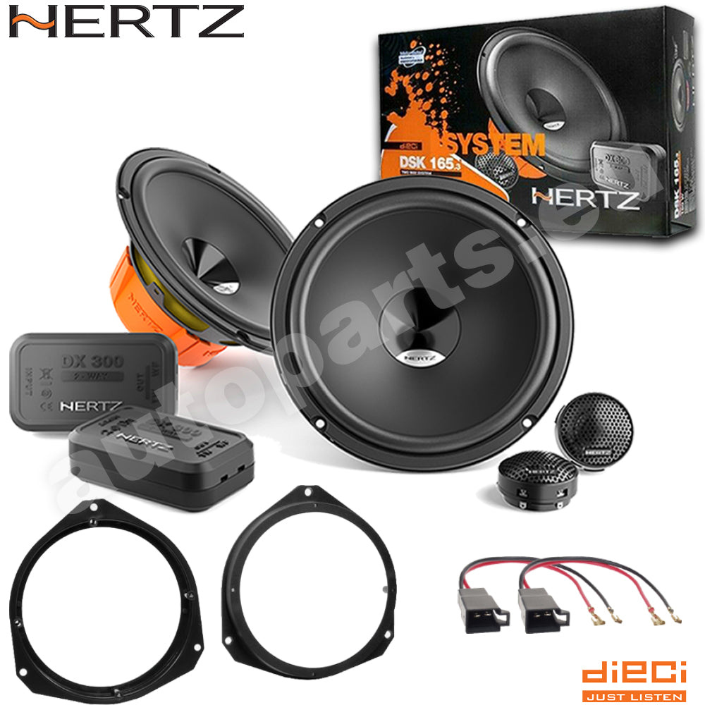 Kit 4 Casse Altoparlanti Hertz DSK 165.3 Anteriori per Opel Corsa D dal 2006