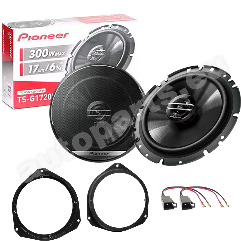 Kit 2 Casse Altoparlanti Pioneer TS-G1720F Anteriori per Opel Corsa D dal 2006