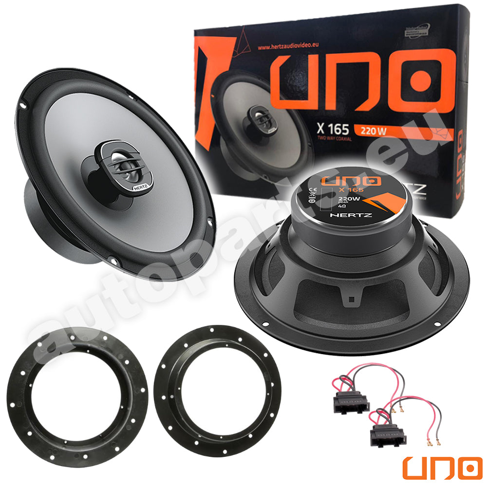 Kit 2 Casse Altoparlanti Hertz X165 Anteriori per Volkswagen Golf V Variant (1K5)