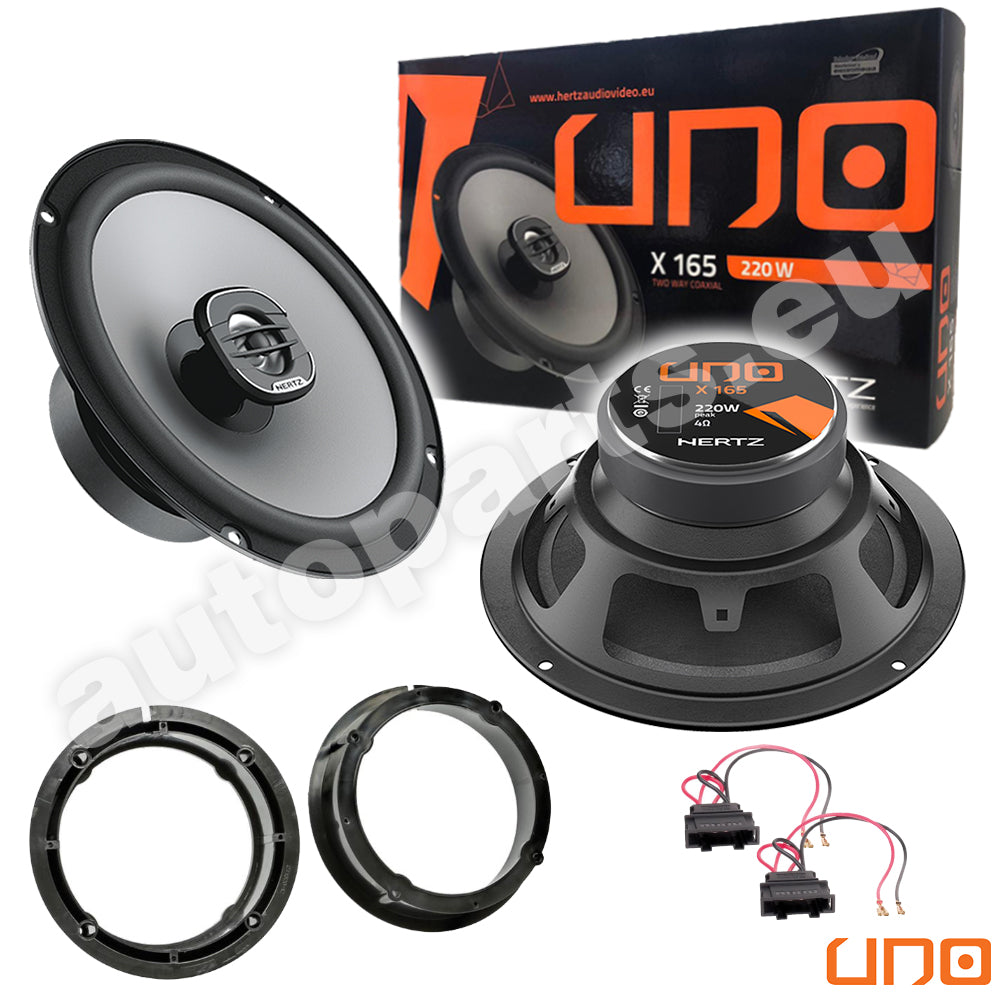 Kit 2 Casse Altoparlanti Hertz X165 Posteriori per Volkswagen Golf V (5)