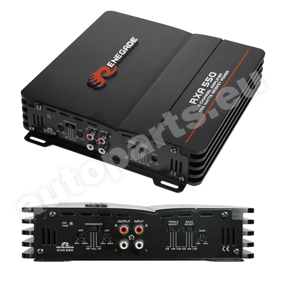 Amplificatore Renegade RXA 550 2 Canali Amplificatore Classe A/B 550 Watt