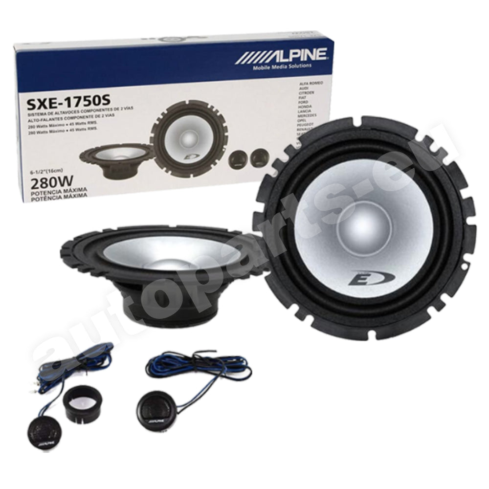 Alpine SXE-1750s Sistema di Altoparlanti a 2 Vie Separate 280W