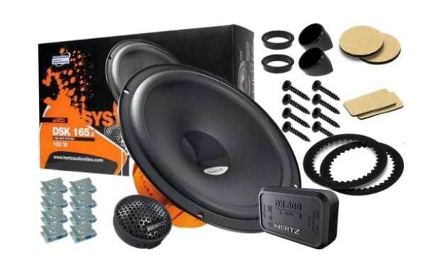Kit 4 Casse Altoparlanti Hertz DSK 165.3 Anteriori per Opel Corsa D dal 2006