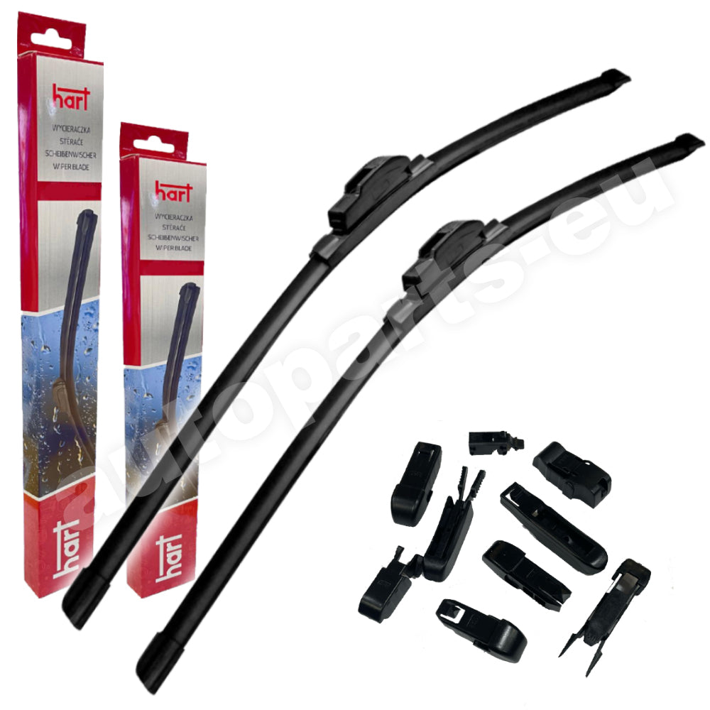 Kit 2 Spazzole Tergicristallo Anteriori HART 600+450 per BMW X1 (E84) dal 2009