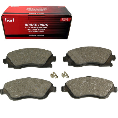 Kit 4 Pastiglie Freno HART Anteriori per OPEL CORSA C (X01) 1.0/1.2/1.3