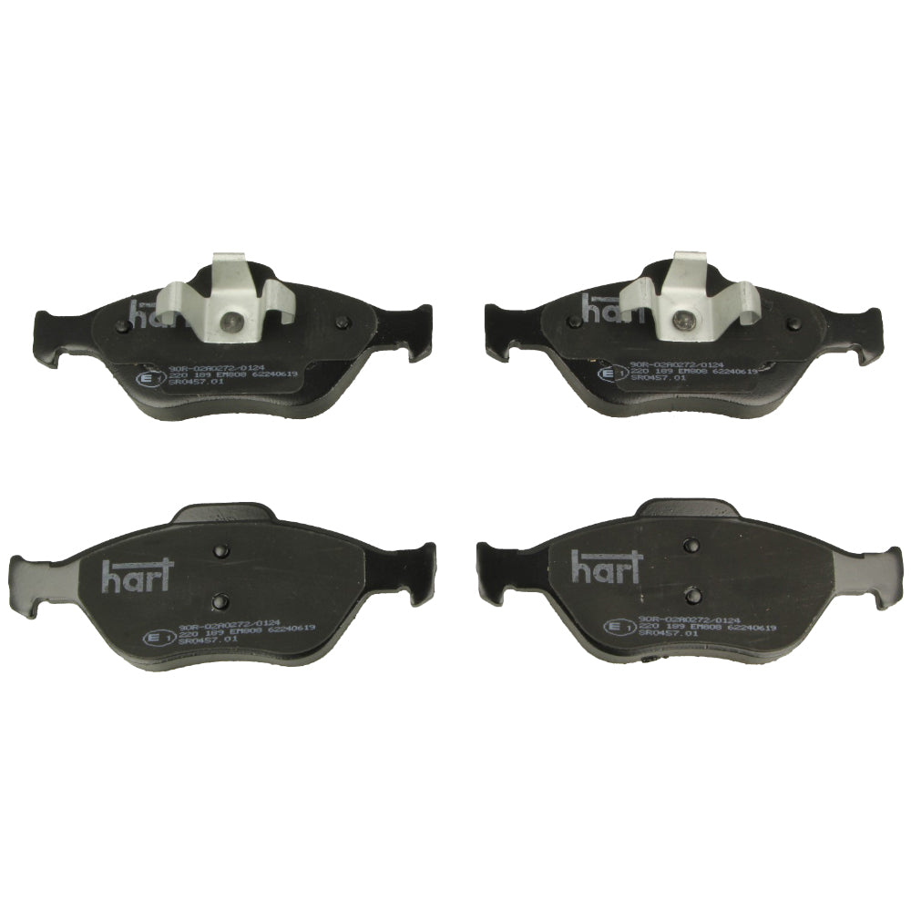 Kit 4 Pastiglie Freno Anteriori HART per FORD KA (RB_) 1.6