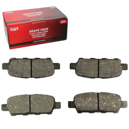 Kit 4 Pastiglie Freno Posteriori HART per NISSAN ROGUE 2.5