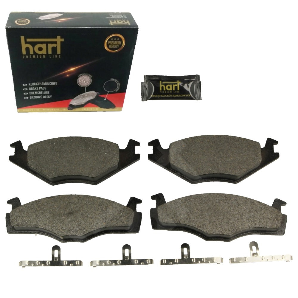 Kit 4 Pastiglie Freno Anteriori HART PREMIUM per VW GOLF III Variant (1H5) 1.4
