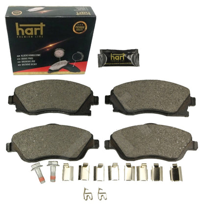 Kit 4 Pastiglie Freno HART Premium Anteriori per OPEL CORSA C (X01) 1.4/1.7/1.8