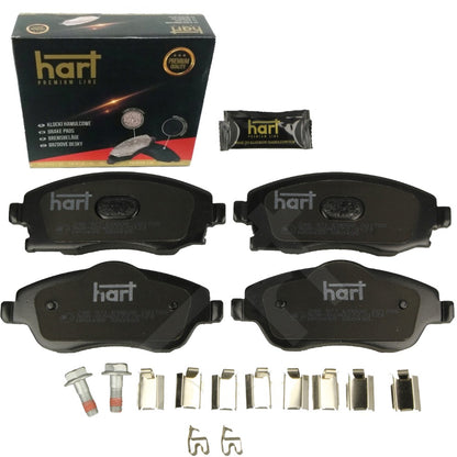 Kit 4 Pastiglie Freno HART Premium Anteriori per OPEL CORSA C (X01) 1.4/1.7/1.8