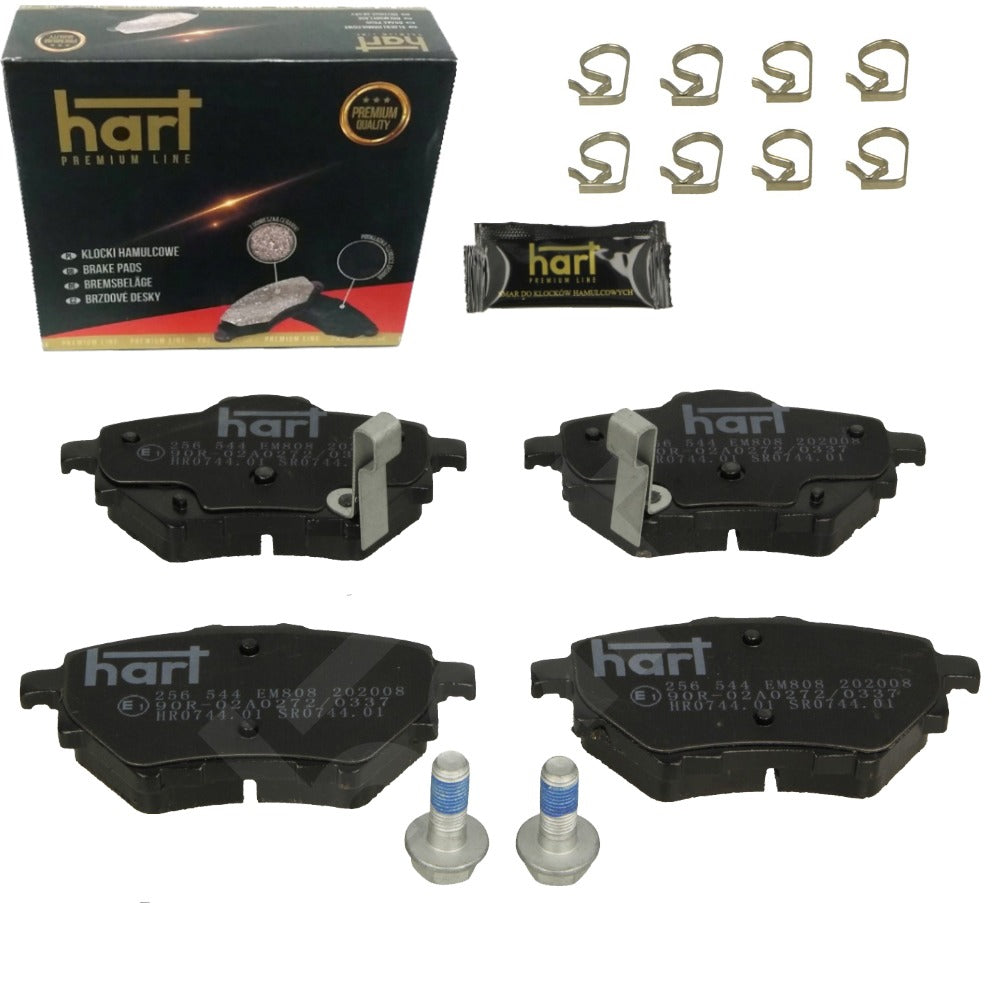 Kit 4 Pastiglie Freno Posteriori HART per CITROËN BERLINGO MULTISPACE (B9) 1.2 PureTech 110