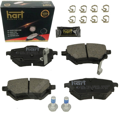 Kit 4 Pastiglie Freno Posteriori HART per CITROËN BERLINGO MULTISPACE (B9) 1.2 PureTech 110