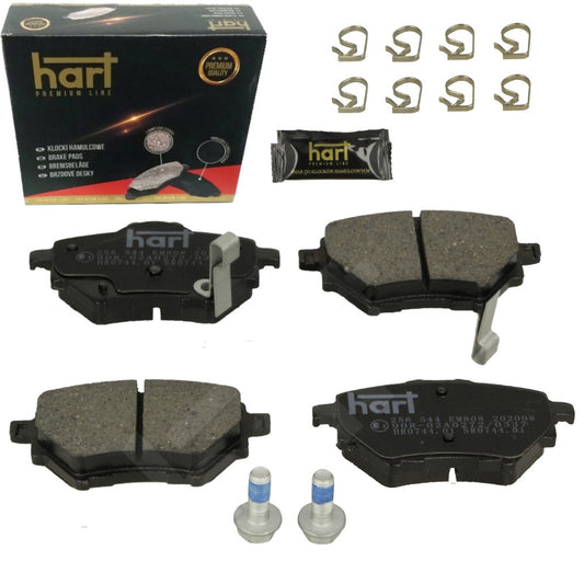 Kit 4 Pastiglie Freno Posteriori HART per CITROËN GRAND C4 SPACETOURER Van (3A_, 3E_) 1.2/1.5/2.0