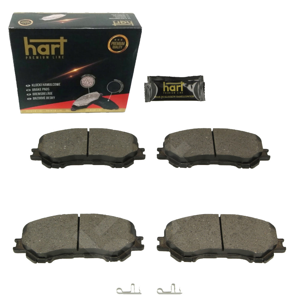 Kit 4 Pastiglie Freno HART Premium Anteriori per NISSAN QASHQAI II (J11,J11) 1.2