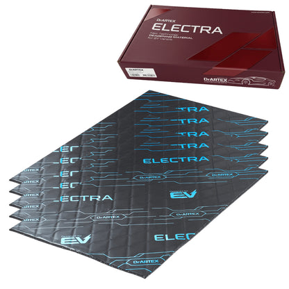 Insonorizzante Auto DrArtex Isolante Fonoassorbente 500x300x5mm EV Blue 5.0 5pz