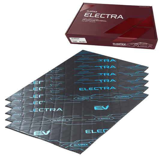 Insonorizzante Auto DrArtex Isolante Fonoassorbente 500x300x5mm EV Blue 5.0 5pz