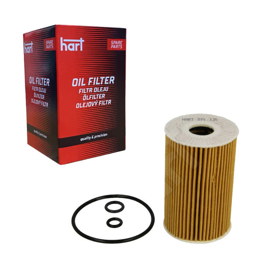 Filtro Olio Hart per Tagliando Auto VW TIGUAN VAN (5N_) / VW CALIFORNIA T5 Camper / VW CALIFORNIA T6 Camper 2.0