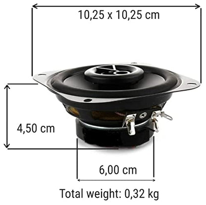 HARMAN JBL STAGE2424 Coppia Altoparlanti per Auto 10cm 2Vie