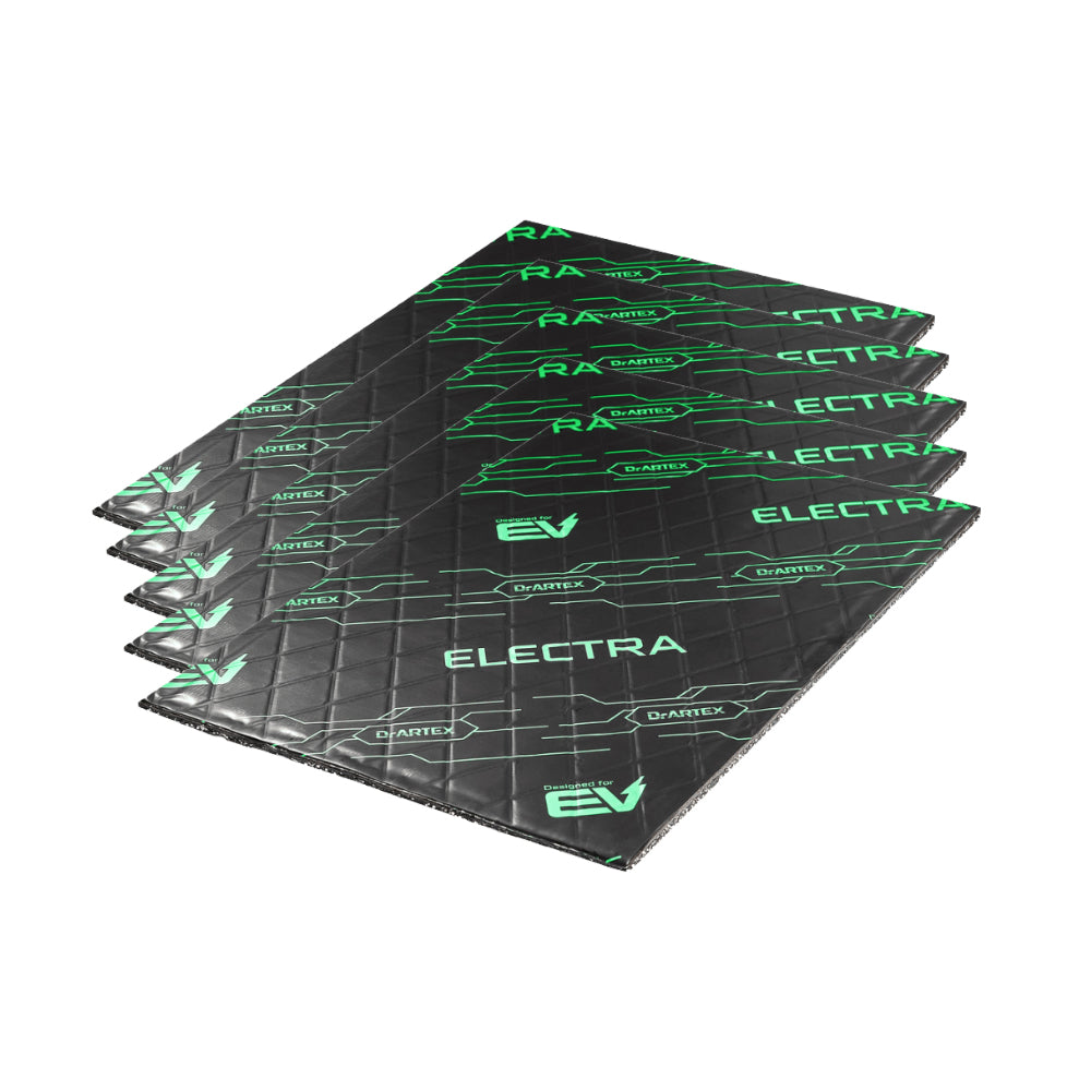 Insonorizzante Auto DrArtex Isolante Fonoassorbente 470x300x9mm EV Green 9.0 10pz