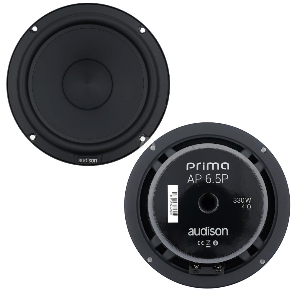 AUDISON APK 165P Kit 2 Vie 6.5'' 16.5cm Altoparlanti per Auto