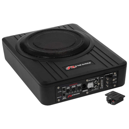 Subwoofer Renegade RS 800A 8'' Amplificato Sotto Sedile Potenza Massima 200W