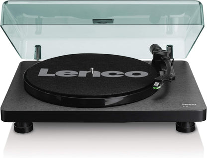 LENCO L-30BK Giradischi a Cinghia Uscite RCA USB