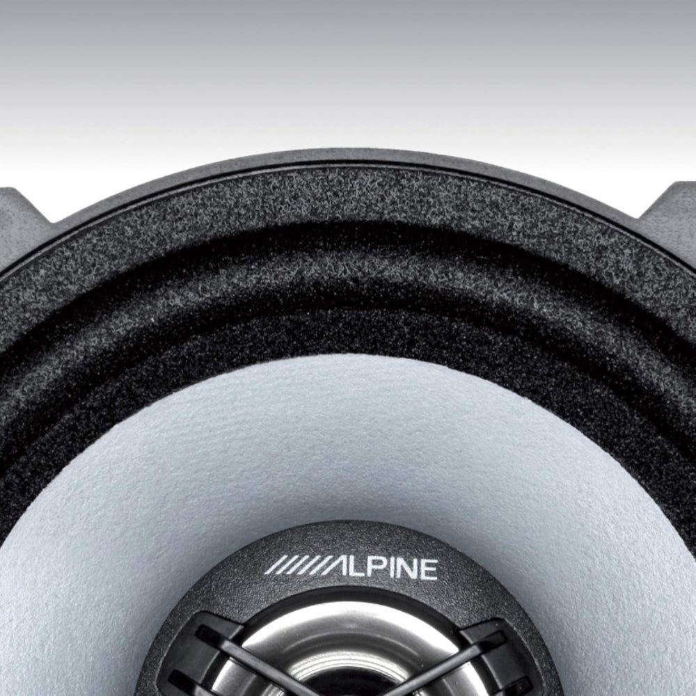 Casse Altoparlanti Alpine SXE-1025s per Auto 10cm 180W Kit 2 Vie Coassiali