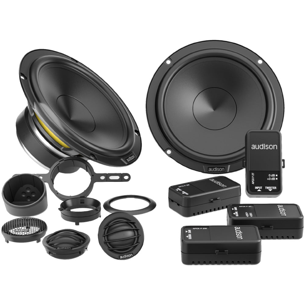 AUDISON APK 165P Kit 2 Vie 6.5'' 16.5cm Altoparlanti per Auto