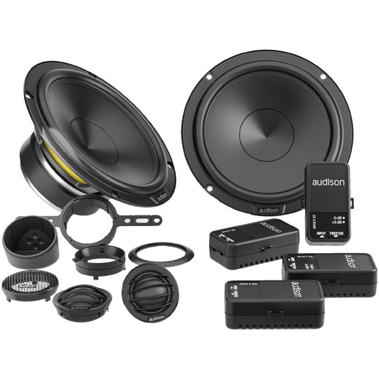 AUDISON APK 165P Kit 2 Vie 6.5'' 16.5cm Altoparlanti per Auto
