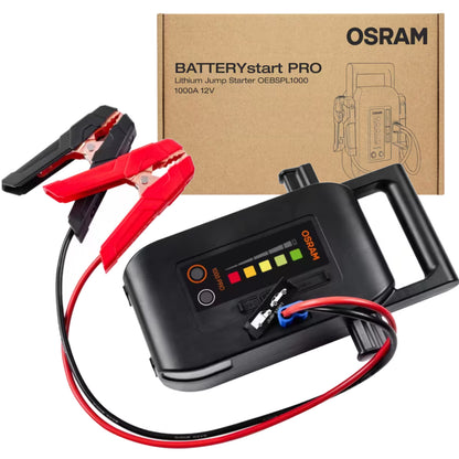 Osram Battery Start PRO 1000 Avviatore emergenza al Litio per Batteria di Auto e Moto