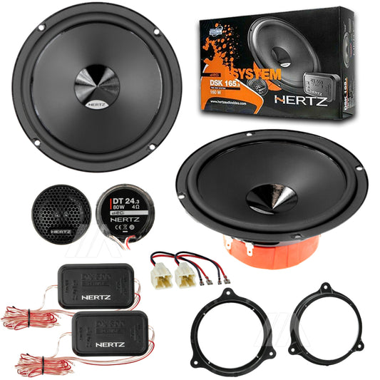 Kit 4 Casse Altoparlanti Hertz DSK 165.3 Anteriori per Renault Koleos dal 2006