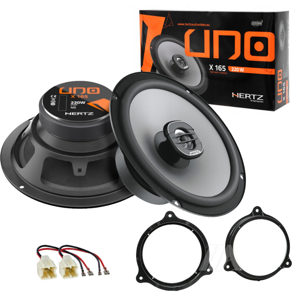Kit 2 Casse Altoparlanti Hertz X165 Posteriori per Renault Clio V dal 2019