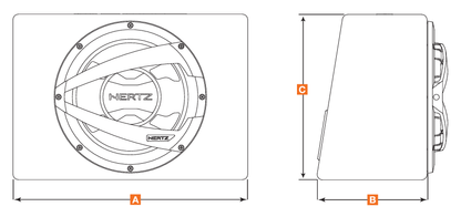 Hertz DBX 30.3 Subwoofer per Auto da 30 Cm 12" 1000W Serie Dieci